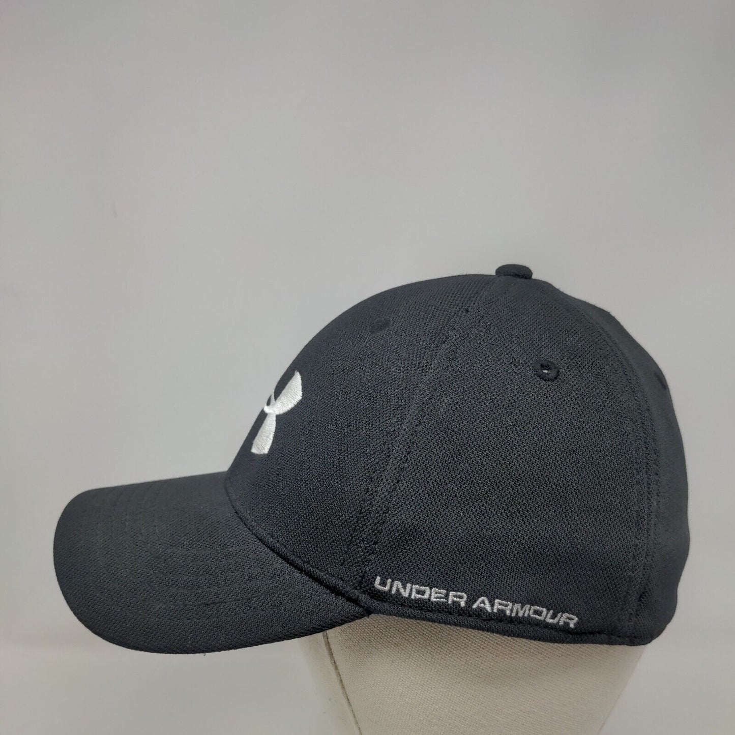 Under Armour Fitted Hat Black M/L Embroidered I Will Protect This House
