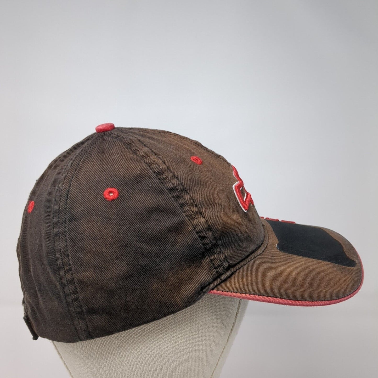 Chevy Strapback Hat Black One Size Adjustable Embroidered 6 Panel
