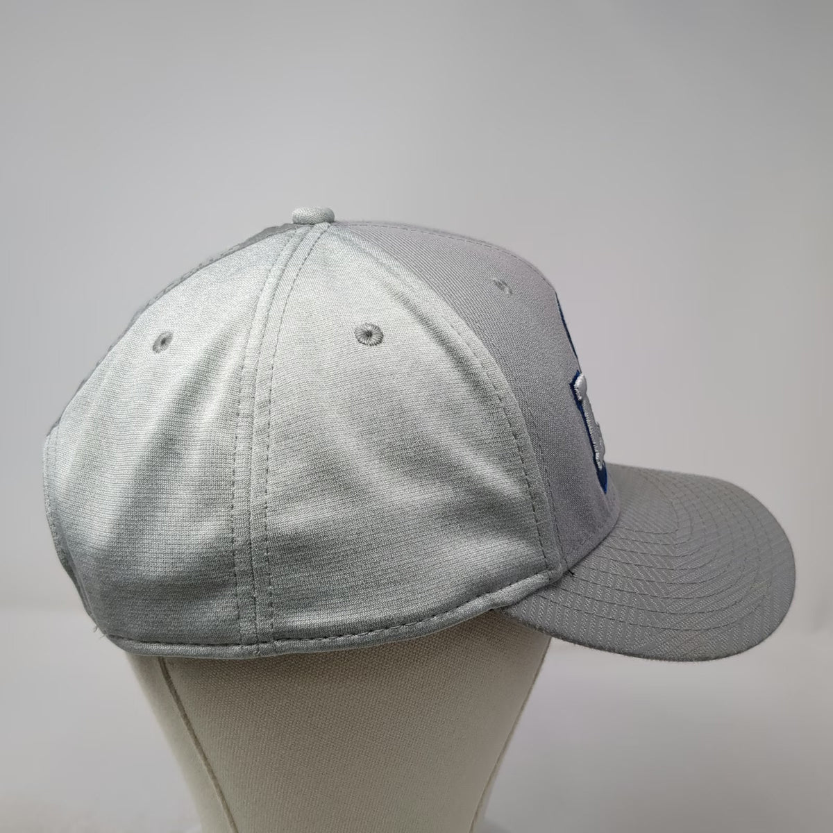 New Era NFL Super Bowl LIII Snapback Gray OS Hat Blue White 9FIFTY LIII Logo