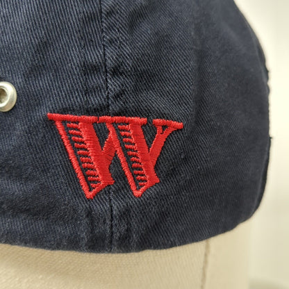 Widmer Slideback Hat Blue One Size Adjustable Embroidered 6 Panel