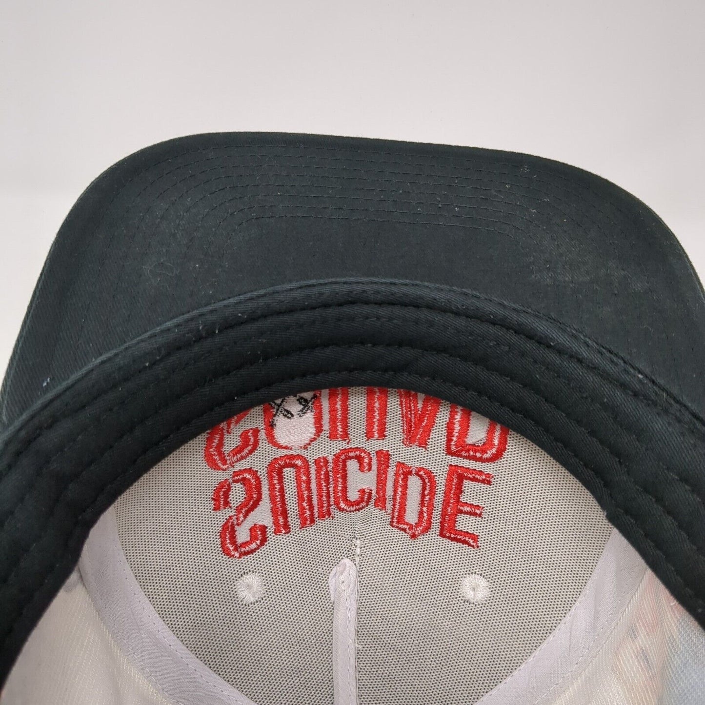 Suicide Squad Snapback Hat Multicolor One Size Adjustable Embroidered 6 Panel