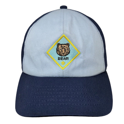 Boy Scouts Boy's Strapback Hat Blue Size S/M Cub Scouts Bear Polycotton