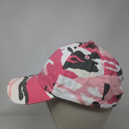 R.E. Michel Company Slideback Hat Pink Camouflage One Size Embroidered 6 Panel