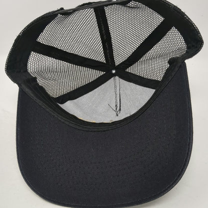 Legacy Motor Club Trucker Hat Black One Size Snapback Mesh Club Wyndham Racing