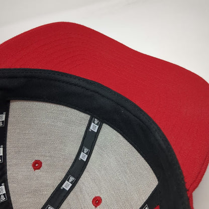 New Era Snapback Red Hat One Size Chance the Rapper Silver 3 Flat Brim 6 Panel