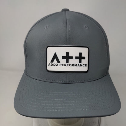 Add 2 Performance Snapback Hat Gray One Size Laser Cut Branded Bills