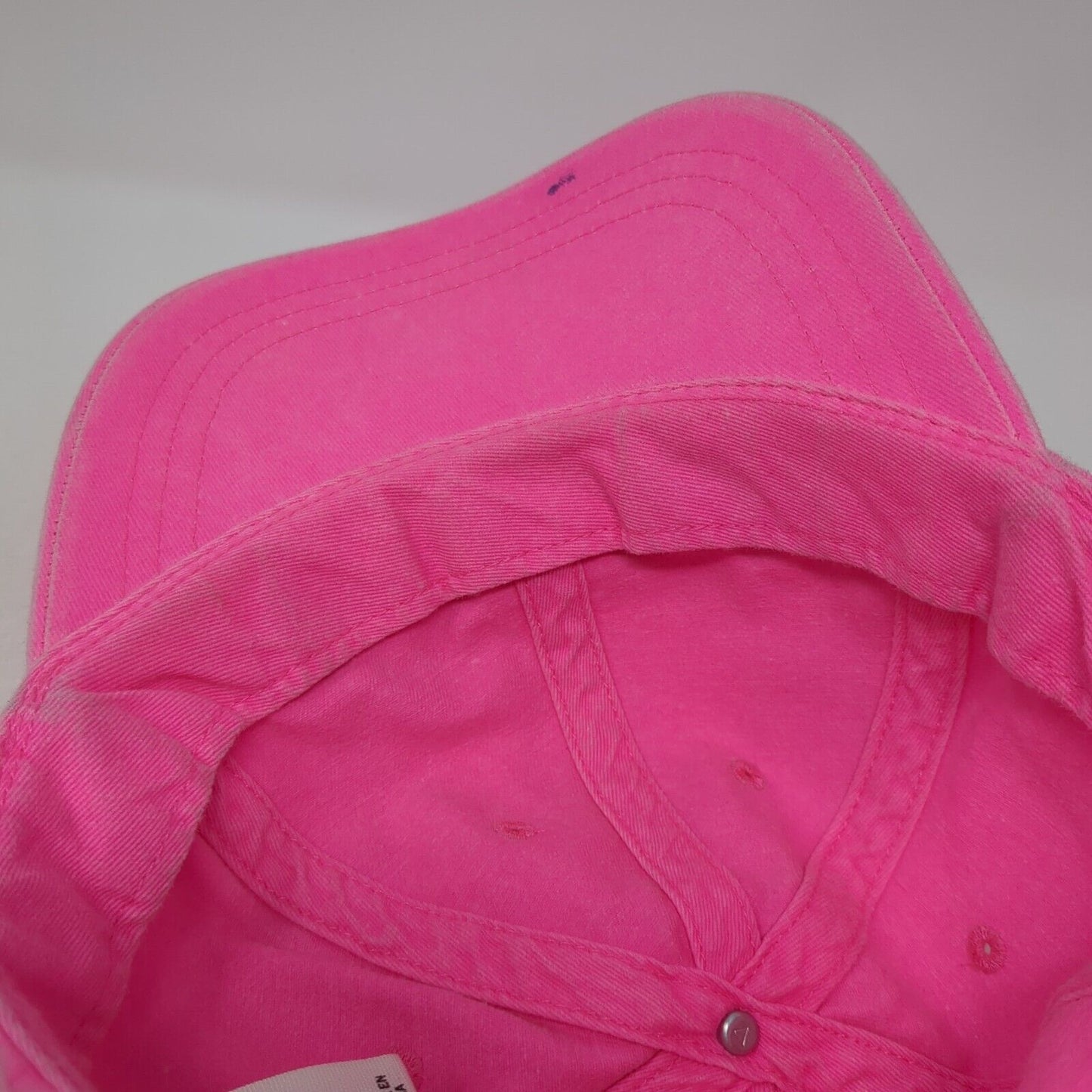 PINK NATION Slideback Hat Pink One Size Adjustable Embroidered Victoria's Secret