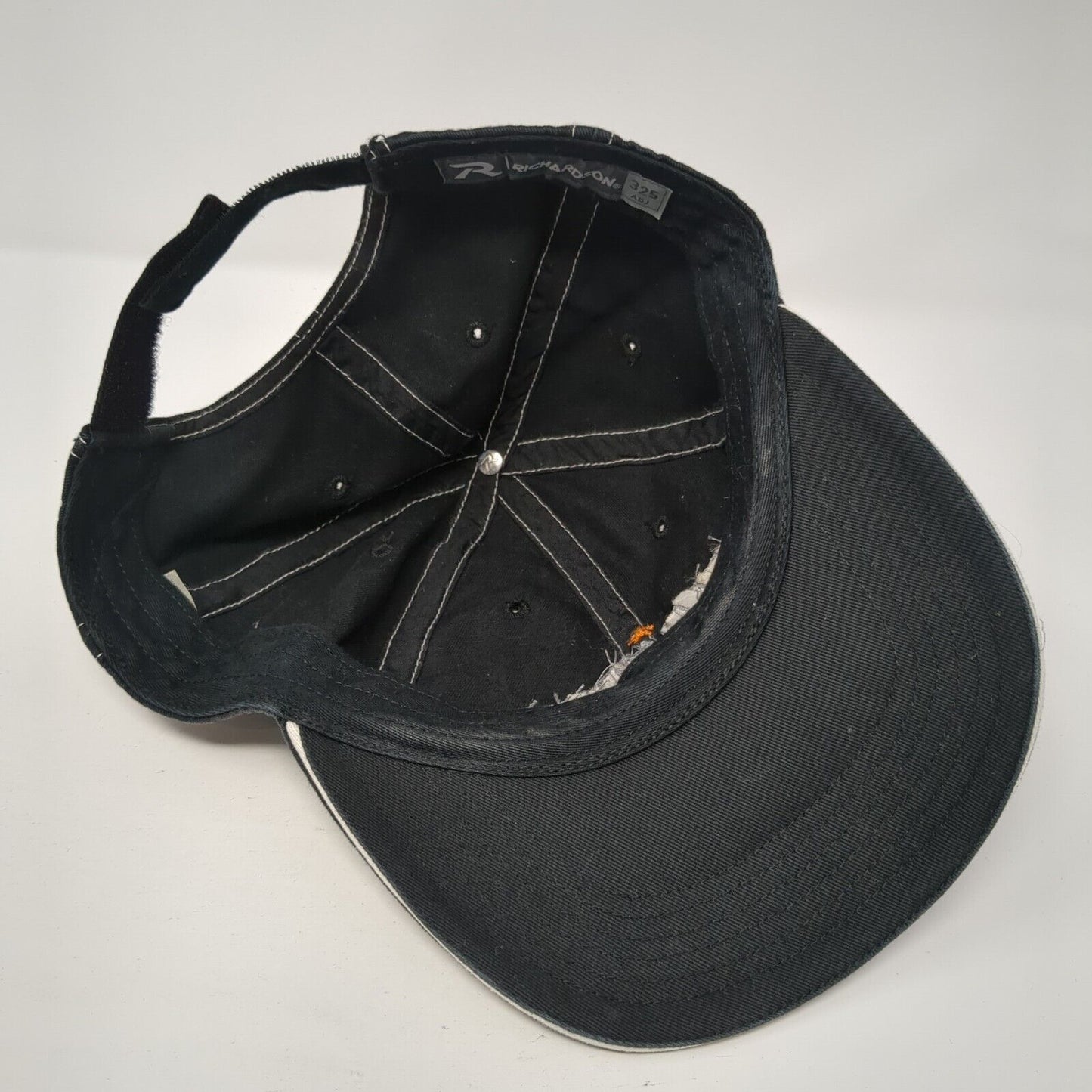 Field House Sports Center Strapback Hat Black OS Adjustable Richardson Cotton