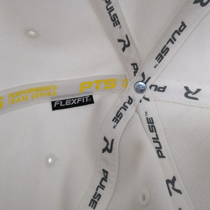 Optimist Football Fitted Hat White L/XL Flexfit Embroidered PTS20 Richardson