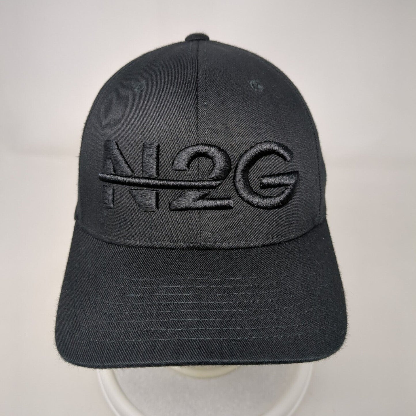 N2G Nutrition 2 Go Fitted Hat Black L-XL Embroidered Flexfit #Suppbro
