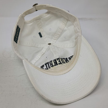 Vanderbilt Commodores NCAA Legacy Cap White One Size Slideback Embroidered Hat