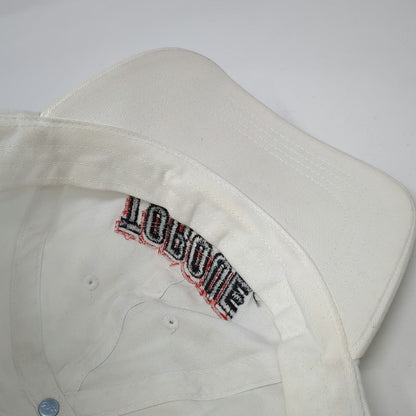 Yupoong Baseball Cap White One Size Slideback Torque Detail Logo Embroidered Hat