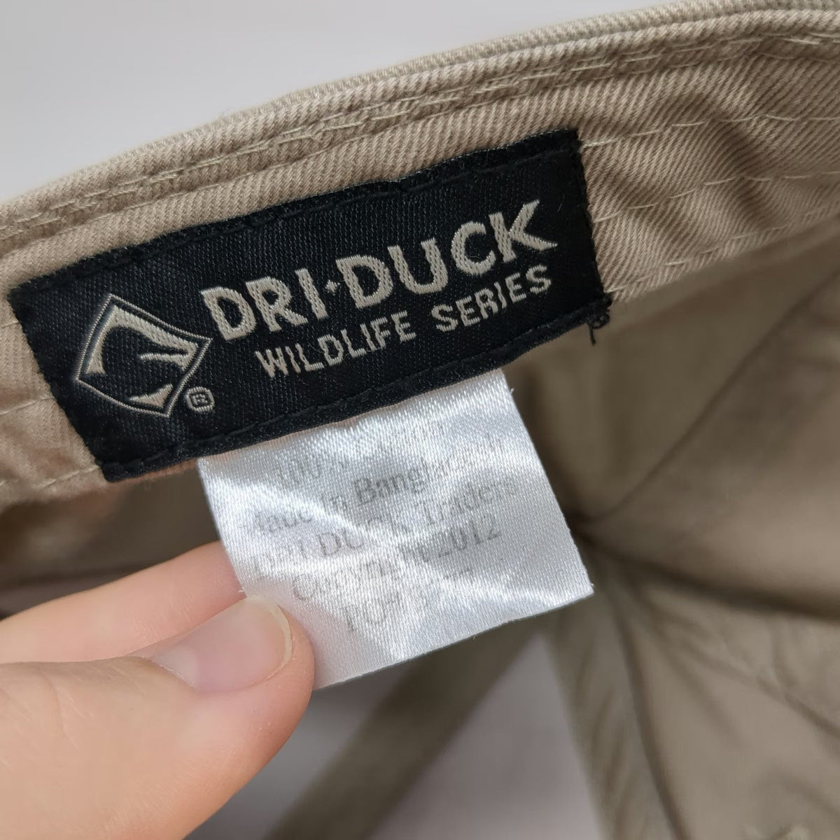 Dri Duck Baseball Cap Beige One Size Lakeside Lodge Idaho Fish Fishing Hat Trout