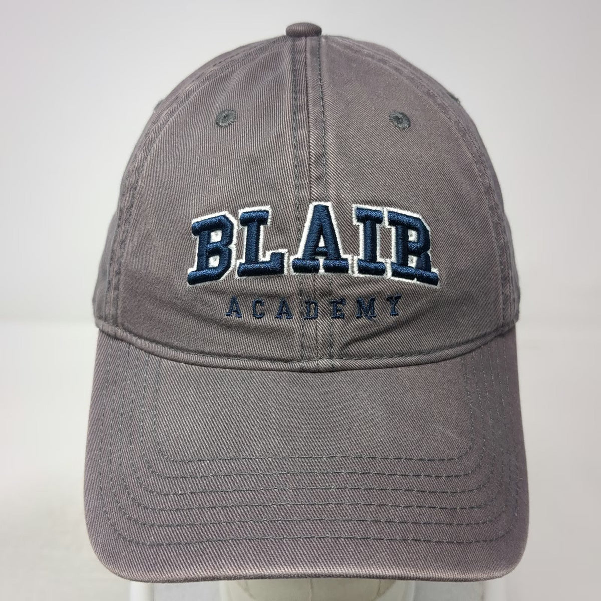 Legacy Baseball Cap Gray One Size Blair Academy Cotton Slideback Adjustable Hat
