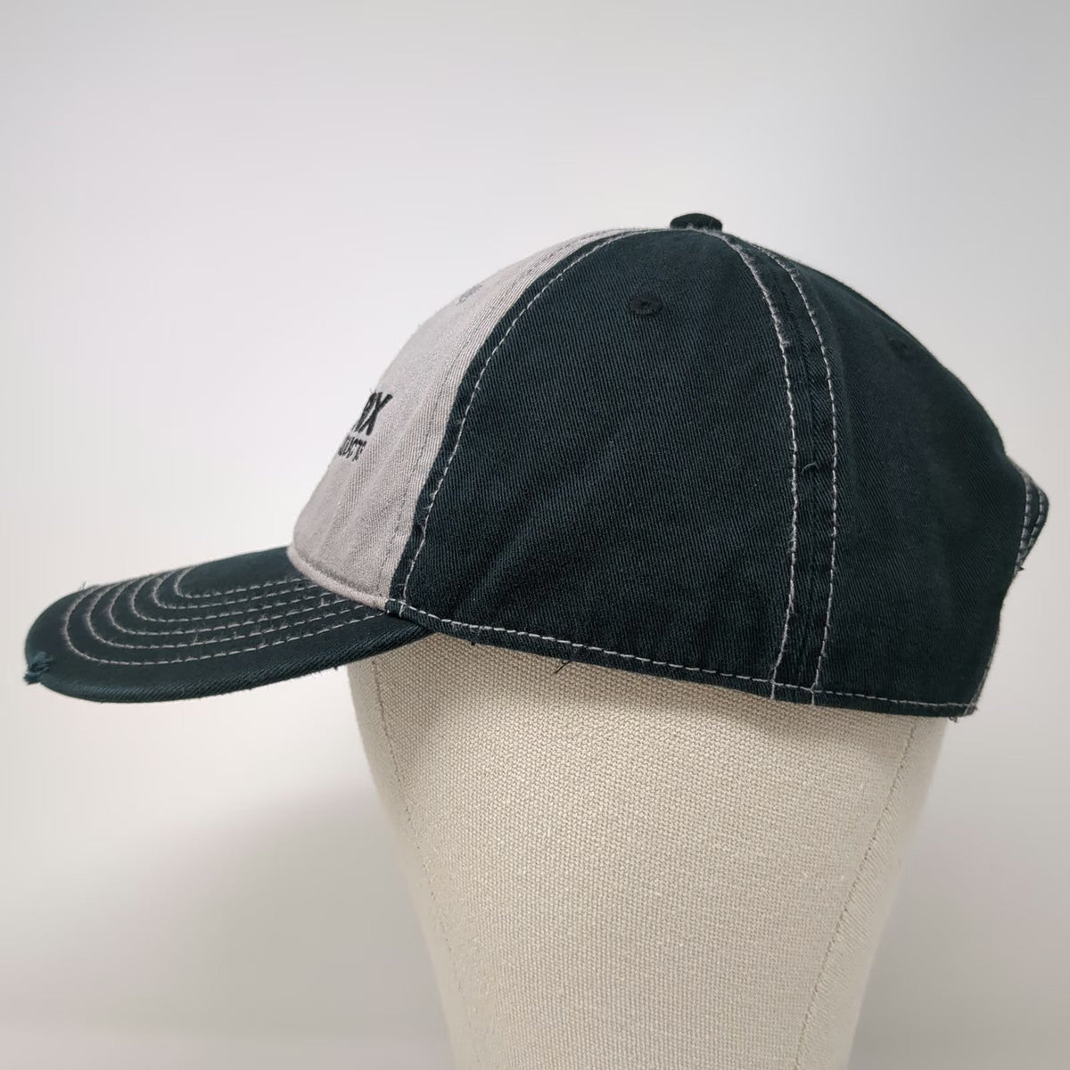 OTTO Baseball Cap Black OSFM Matrix Drilling Products Distressed Strapback Hat