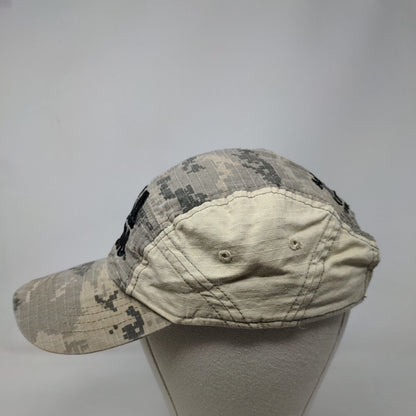 USA Ammo Strapback Hat Camo OSFM Embroidered Ammunition With Attitude
