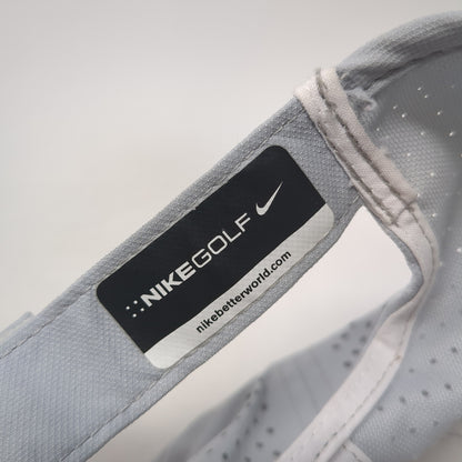 Nike Golf Strapback Hat Gray One Size Embroidered Logo Adjustable