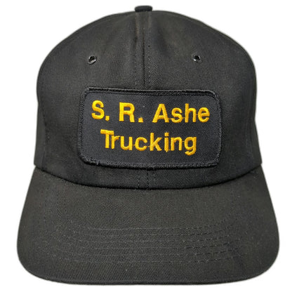 CYRK Snapback Hat Black One Size S. R. Ashe Trucking Made in USA Workwear