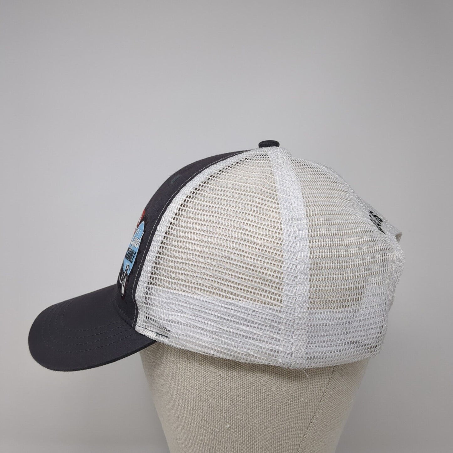 CILF Bar Cykel Scramble Snapback Trucker Hat Gray OS Adjustable Mesh Back