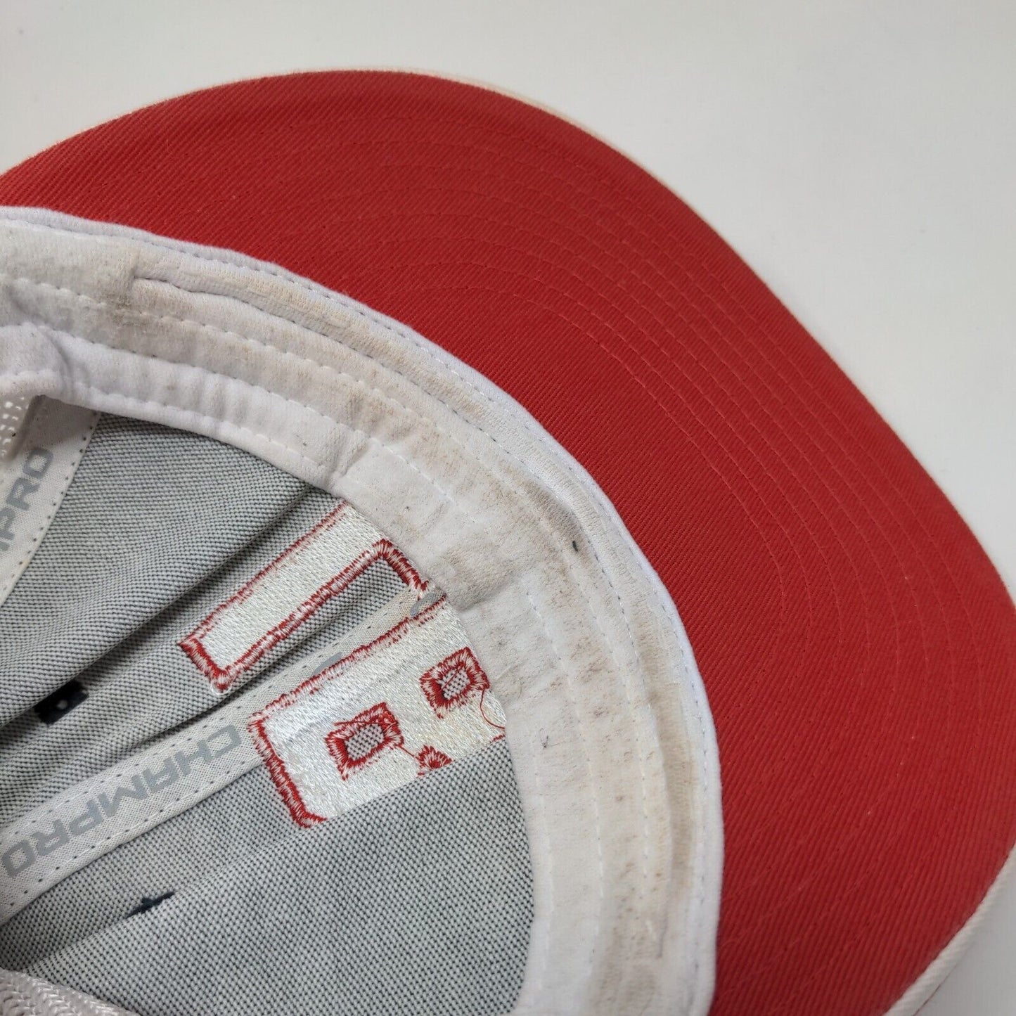 LB Fitted Trucker Hat Small-Medium Multi Embroidered Letters Mesh Back