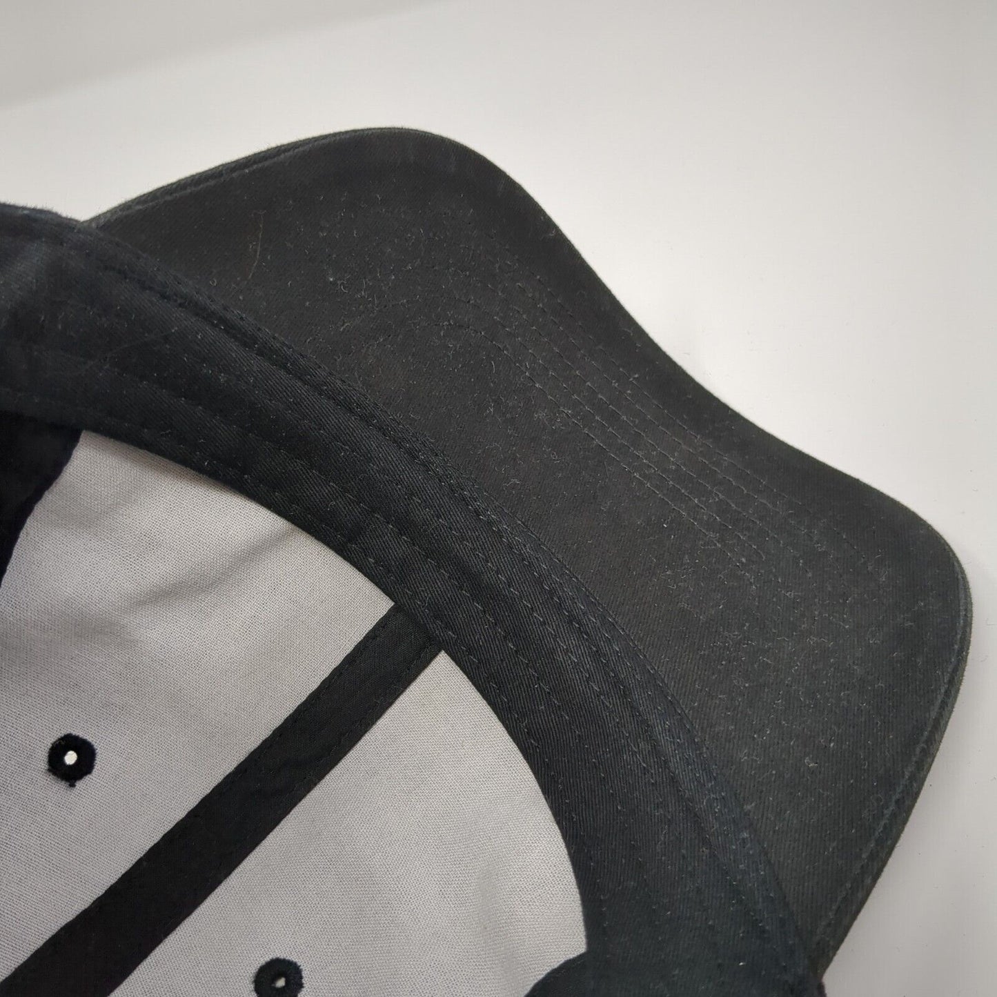 Unbranded Slideback Hat Black One Size Adjustable Blank Vent Holes