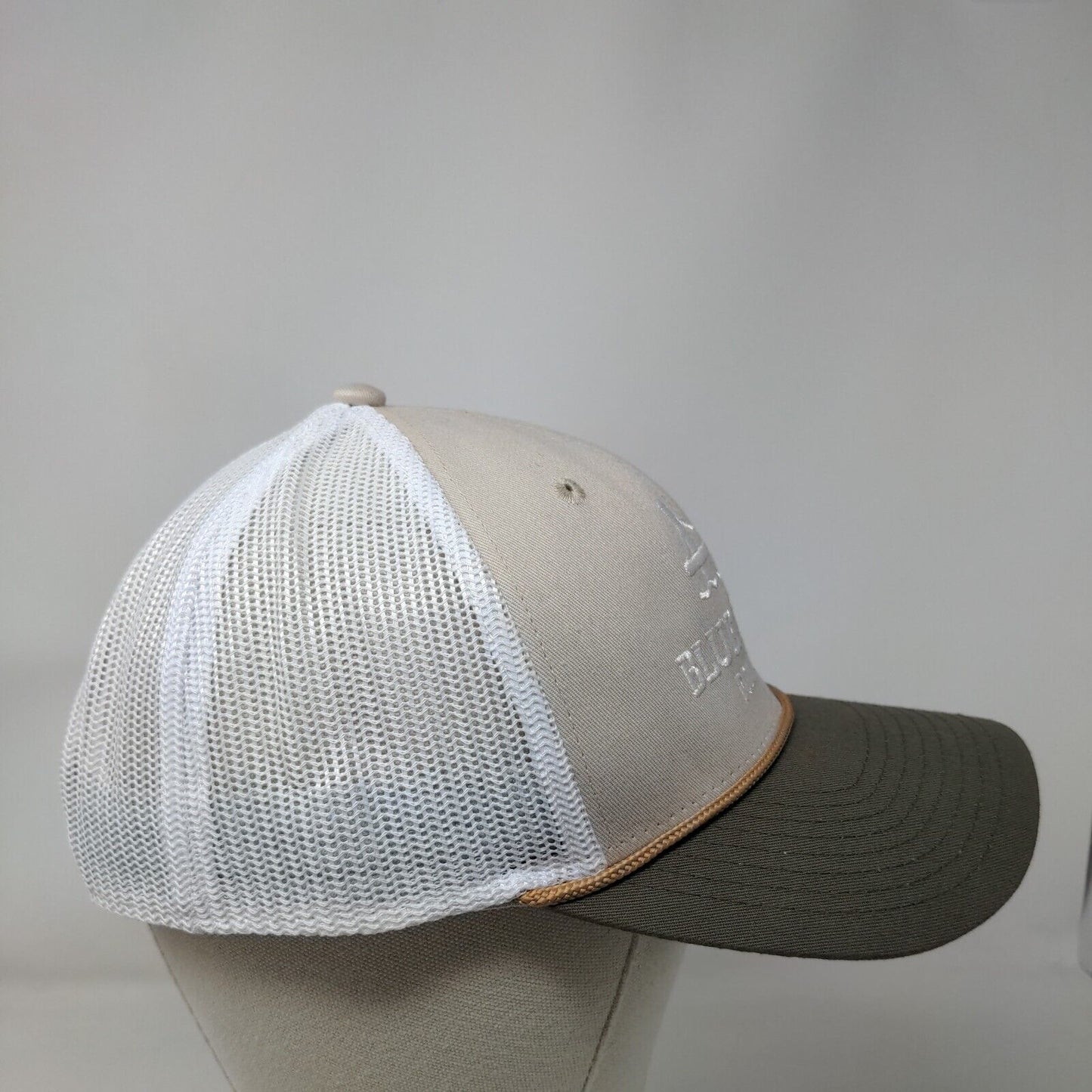 Blue Bridge Foundation Snapback Trucker Hat Multicolor OSFM Mesh Back Rope