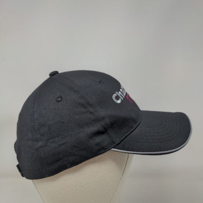 Chatham Transit Strapback Hat Black OSFA Embroidered 6 Panel Hit Wear