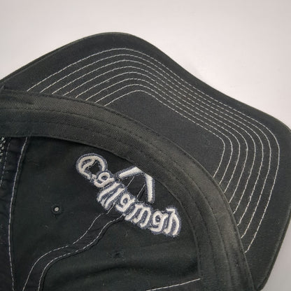 Callaway Baseball Cap Black One Size Mesh Back Embroidered Logo Golf Curved Hat