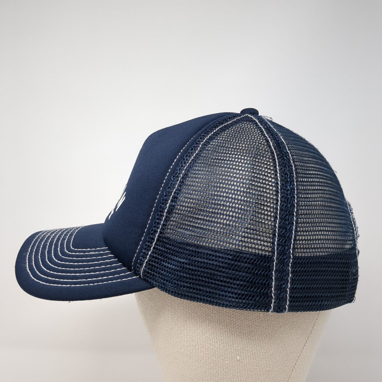 El Capitan Numero Uno Snapback Mesh Back Trucker Hat Blue M/L Gap