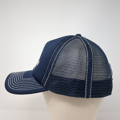 El Capitan Numero Uno Snapback Mesh Back Trucker Hat Blue M/L Gap