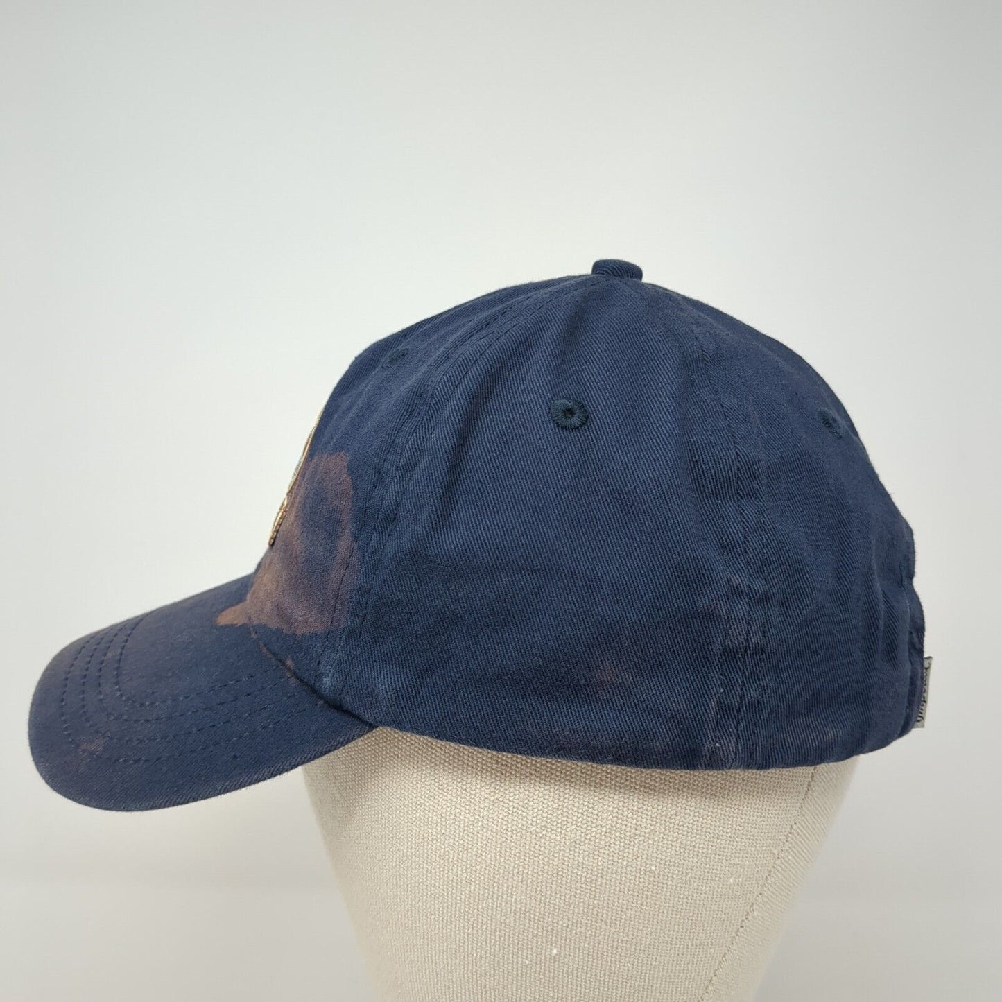 Top Of The Rock Patch Strapback Hat Blue Small Adjustable Imperial