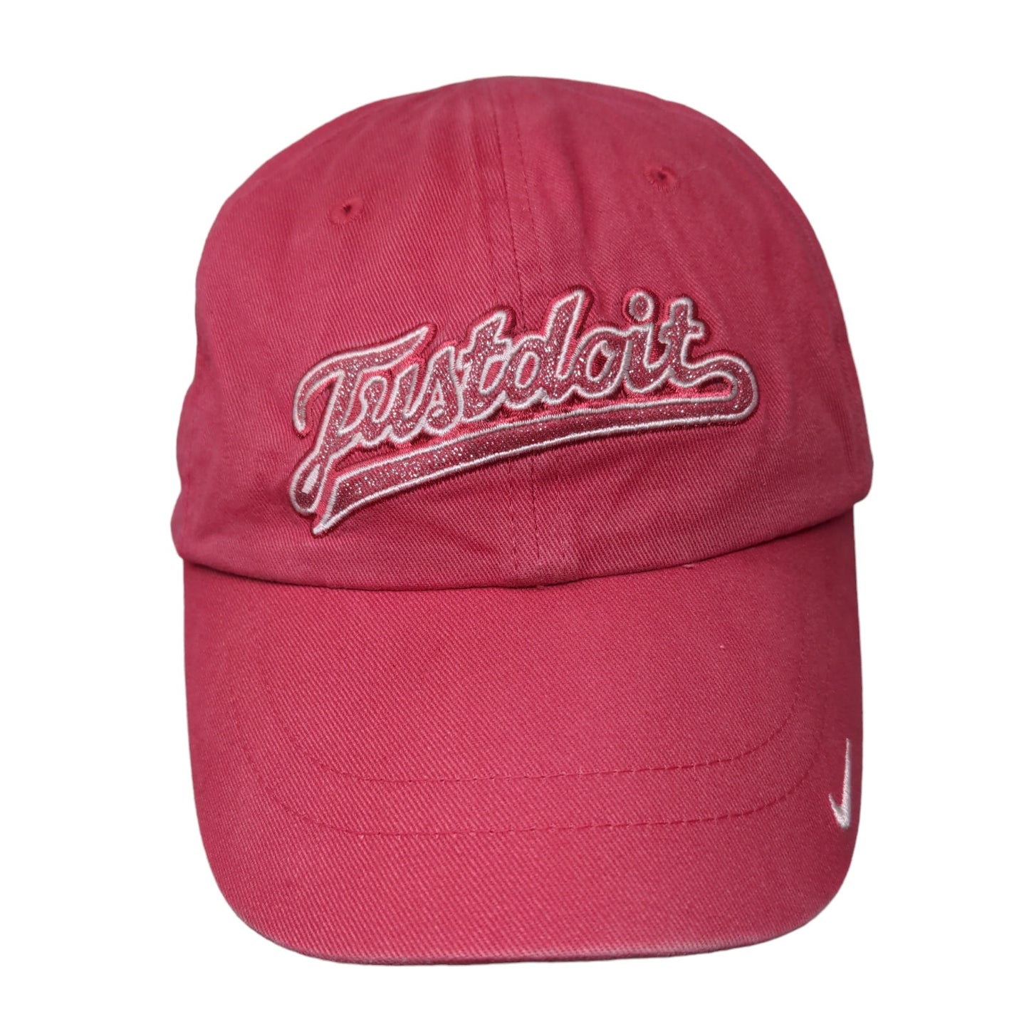 Nike Women's Strapback Hat Pink Size OSFA Embroidered Just Do It Logo Swoosh