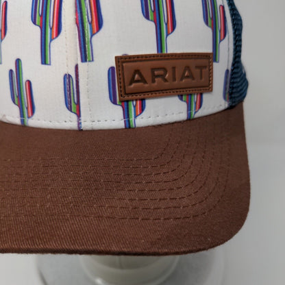 Ariat Cactus Snapback Trucker Hat Multi OSFM Mesh Back Colorblock
