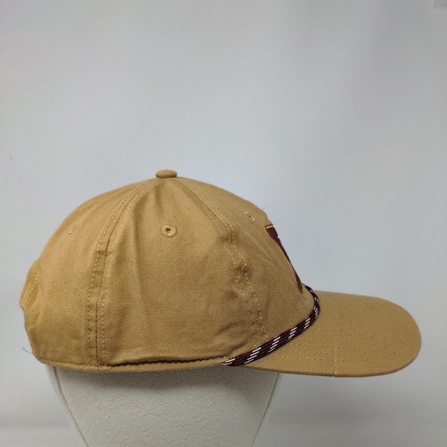 Miller High Life Snapback Rope Hat Tan One Size Embroidered Mad Engine