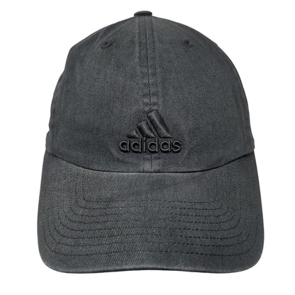 Adidas 3 Stripes Slideback Hat Black OSFA Adjustable Embroidered Solid