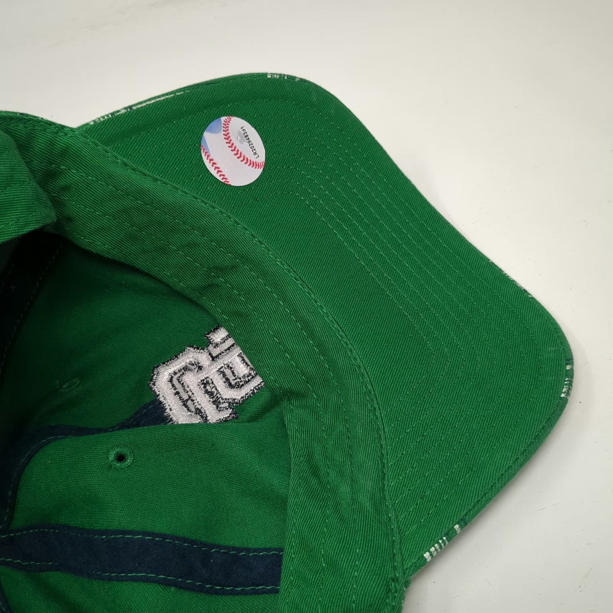 San Francisco Giants MLB '47 Brand Baseball Cap Green OS Plaid Slideback Hat