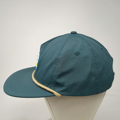 Sun Cruiser 5 Panel Blue One Size Rope Snapback Hat Nylon Patch Graphic Outdoor