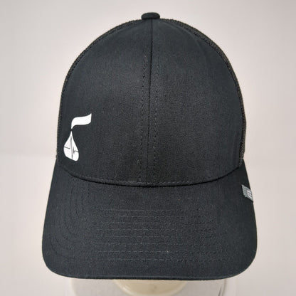 Travis Mathew Snapback Trucker Hat Black One Size Mesh Back Flexfit 110