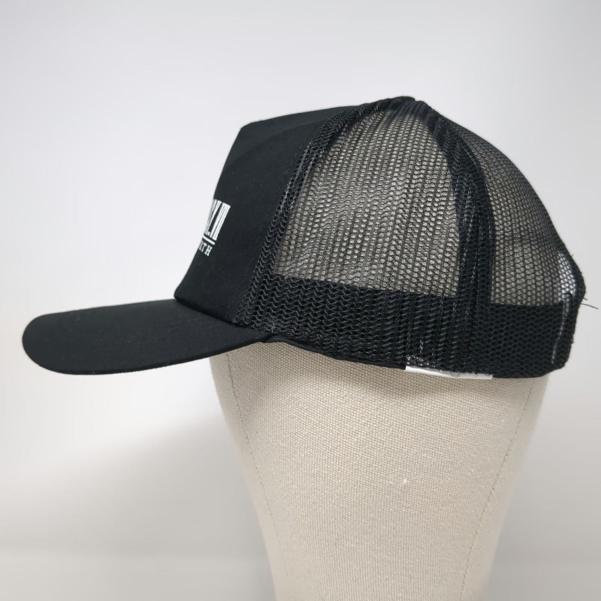 Square Enix Final Fantasy VII Rebirth Trucker Hat Black One Size Mesh Snapback