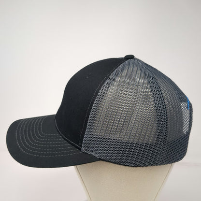 Atlas Idaho State Patch Trucker Hat Black One Size Mesh Back Snapback Gray
