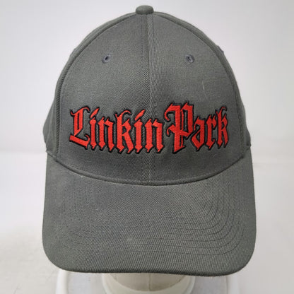 bandmerch Linkin Park Baseball Cap Gray One Size Stretch Fit Band Merch LP Hat