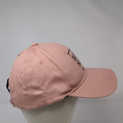 Book Nerd Strapback Hat Ponytail Pink OSFA Solid Once Upon A Book Club