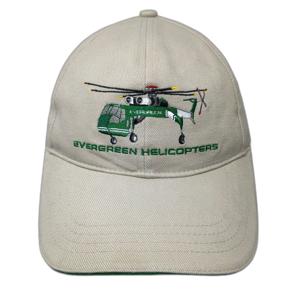Accent Marketing Baseball Cap Beige One Size Evergreen Helicopters Strapback Hat