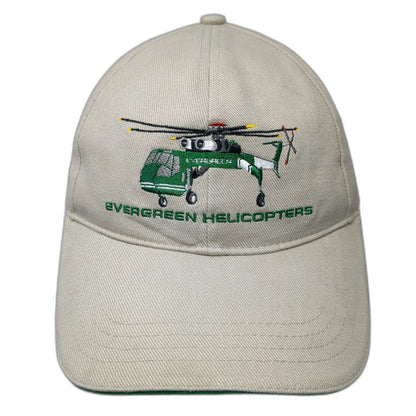 Accent Marketing Baseball Cap Beige One Size Evergreen Helicopters Strapback Hat