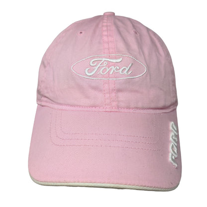 Ford Women's Strapback Hat Pink Size OSFA Embroidered Logo Car