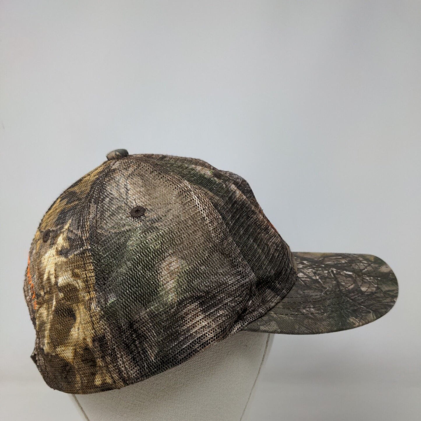 Del Zotto Steel & Concrete Strapback Hat Camo OSFA Embroidered 6 Panel