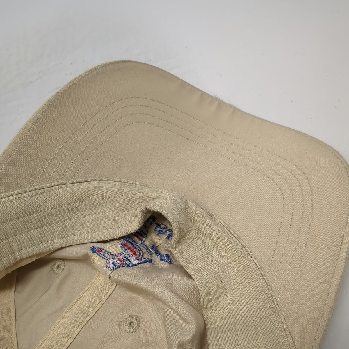 Port Authority Baseball Cap Beige One Size Poipu Surf Hawaii Mesh Breathable Hat
