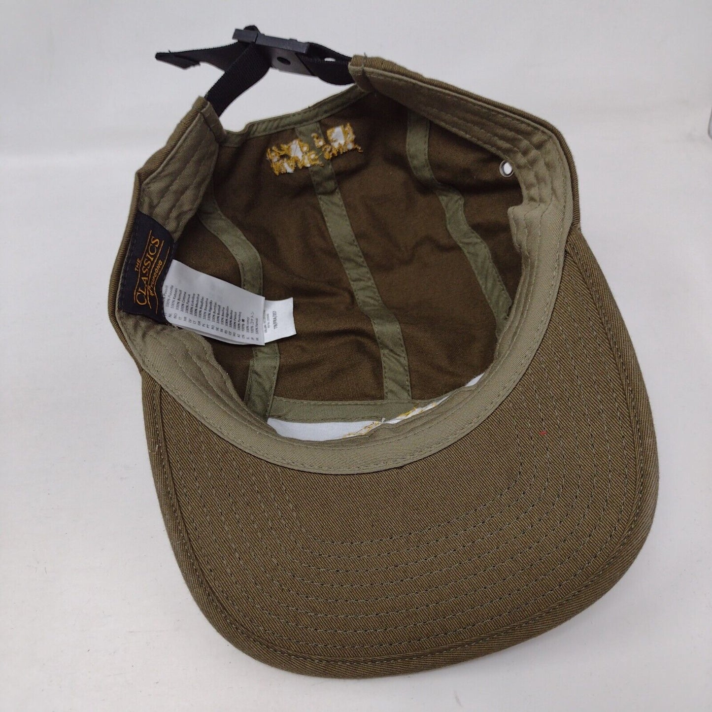 Make Sh** Happen Slideback Hat Brown One Size Adjustable The Classics Yupoong