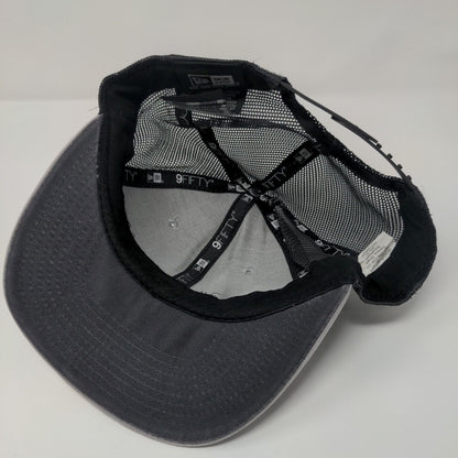 Campo & Poole Distributing Snapback Trucker Hat Gray OSFM Mesh Back New Era