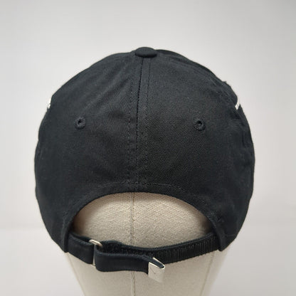 Callaway Strapback Hat Black One Size Adjustable Embroidered Piping